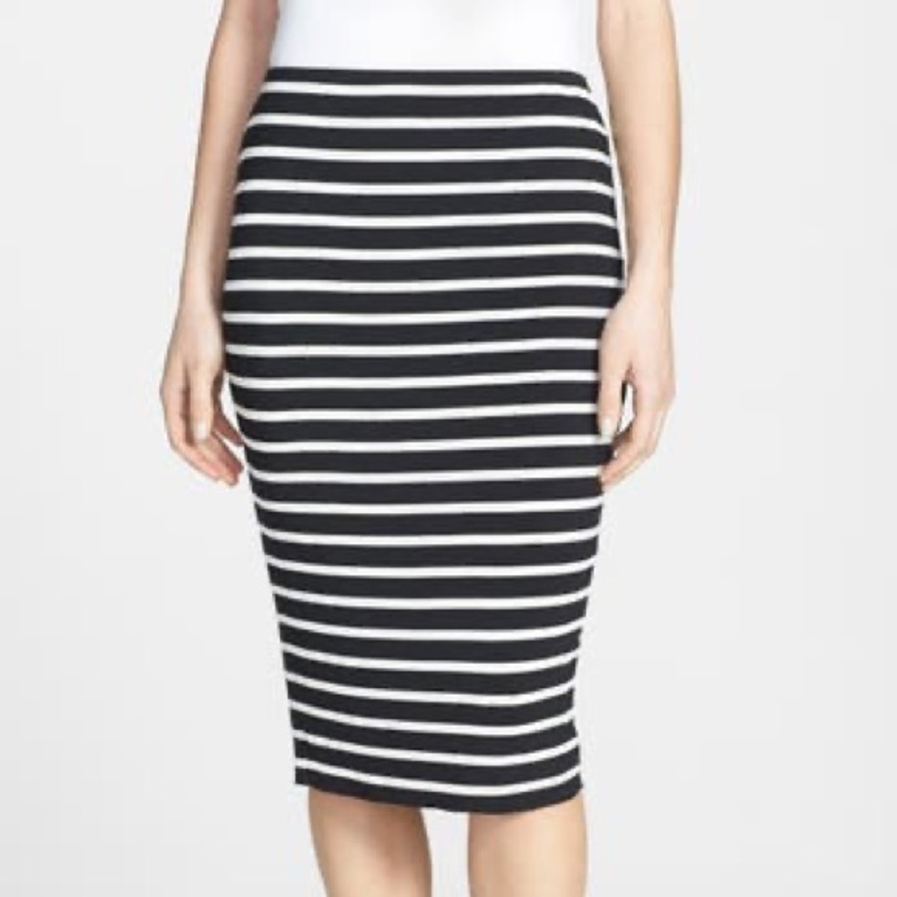 Vince Camuto striped skirt.